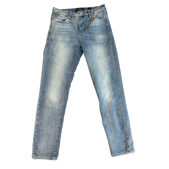 Lucky Brand Medium Wash Denim Size 8 / 29 Waist Hayden Skinny Jeans EUC - Picture 1 of 10